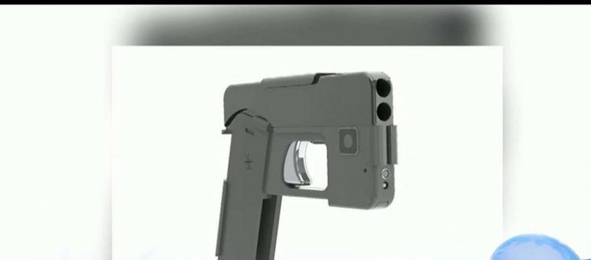Smartphone Shaped like a Gun?