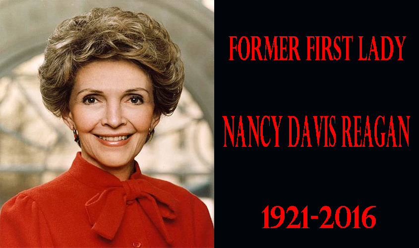 Former First Lady Nancy Reagan Dies At Age 94