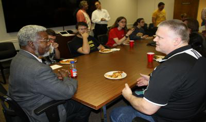 World Renowned Physicist S. James Gates Visits with Students, Faculty