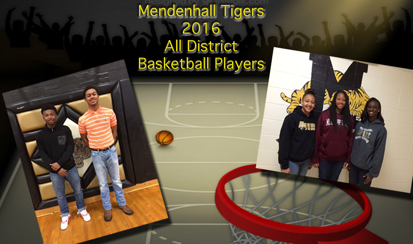 Mendenhall All-District Basketball Players