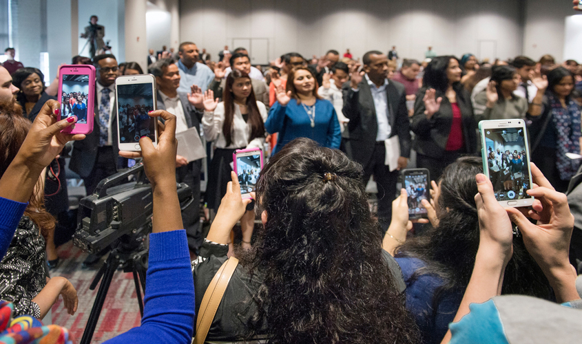 MSU President Keenum Welcome New U.S. Citizens