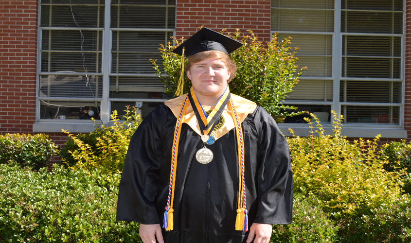 Mendenhall High School Valedictorian Dean Philip Dickinson