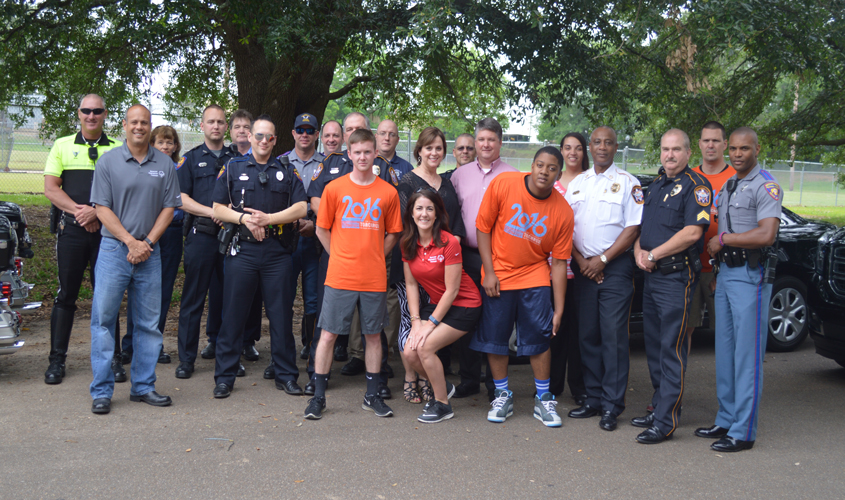 Special Olympics Torch Lights Main Street