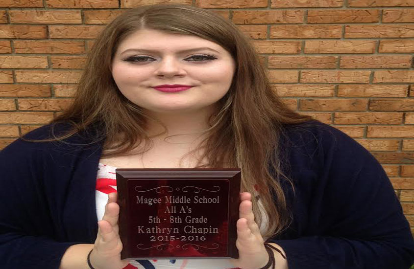 Kathryn Chapin Receives All “A’s” Award!