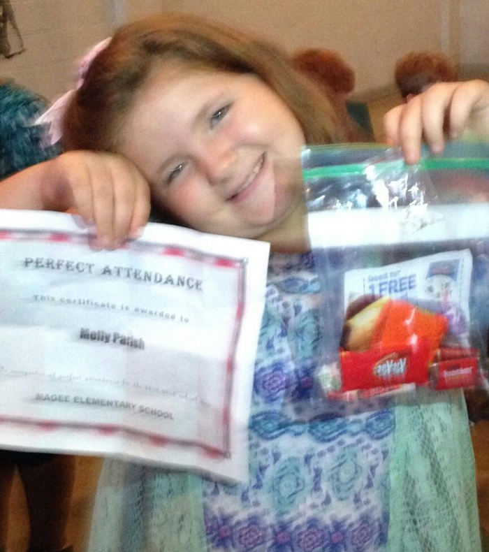 Molly Parish, I am proud of you!!!