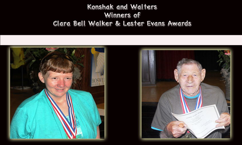 Knoshak and Walker Receive Awards