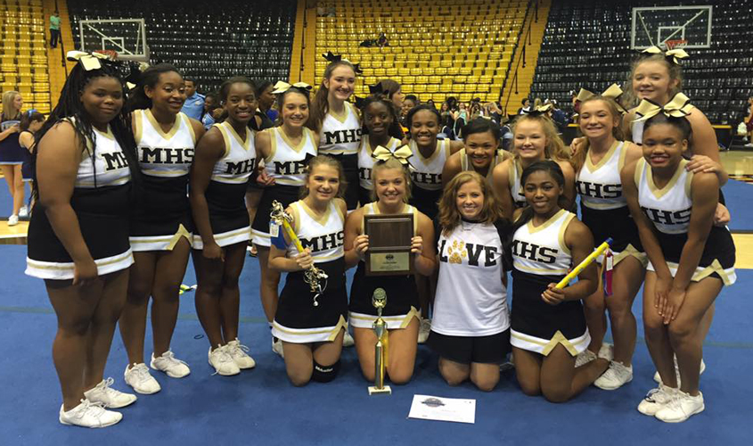Mendenhall Cheerleaders Camp Results