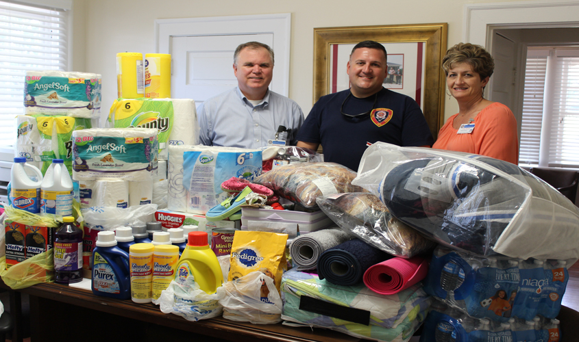 Boswell Regional Center Sends Aid to Flood Victims