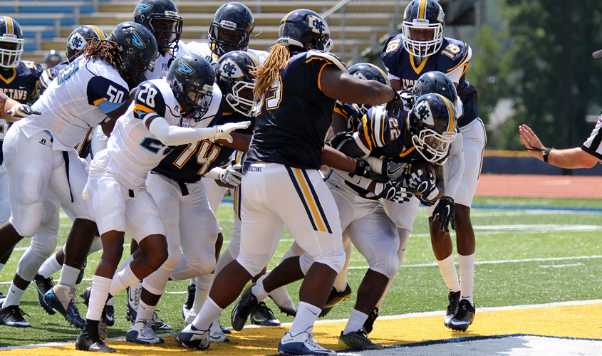 Choctaws On Point in 28-16 Win Over Skyhawks
