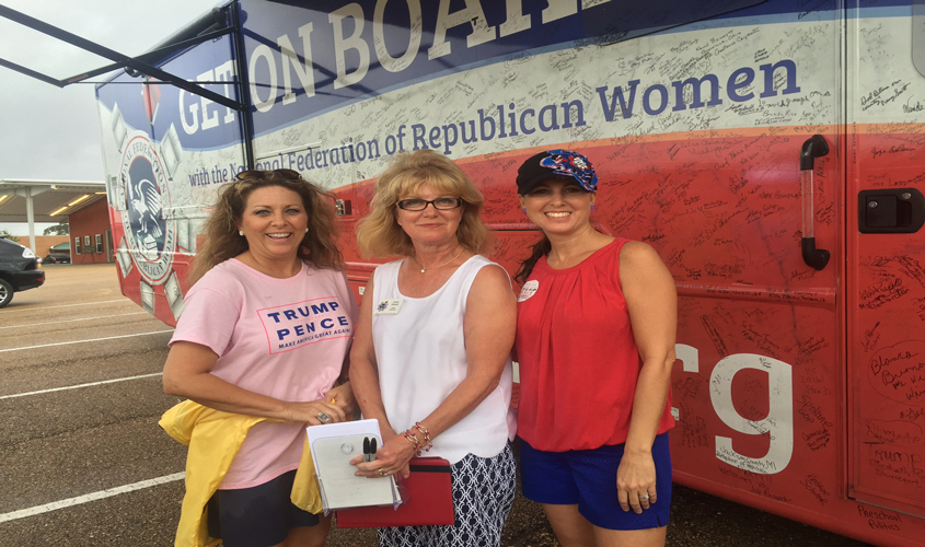 National President Carrie Almond visited Republican Women of Simpson County