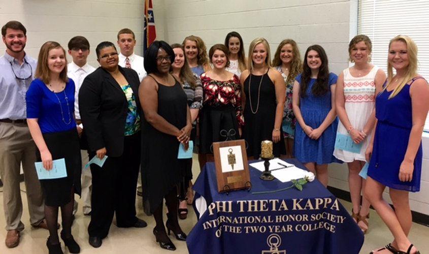 Co-Lin Simpson PTK Induction Ceremony