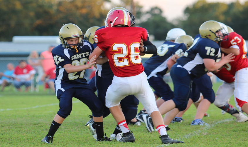 Saints JV Hosted District Opponent Newton Academy