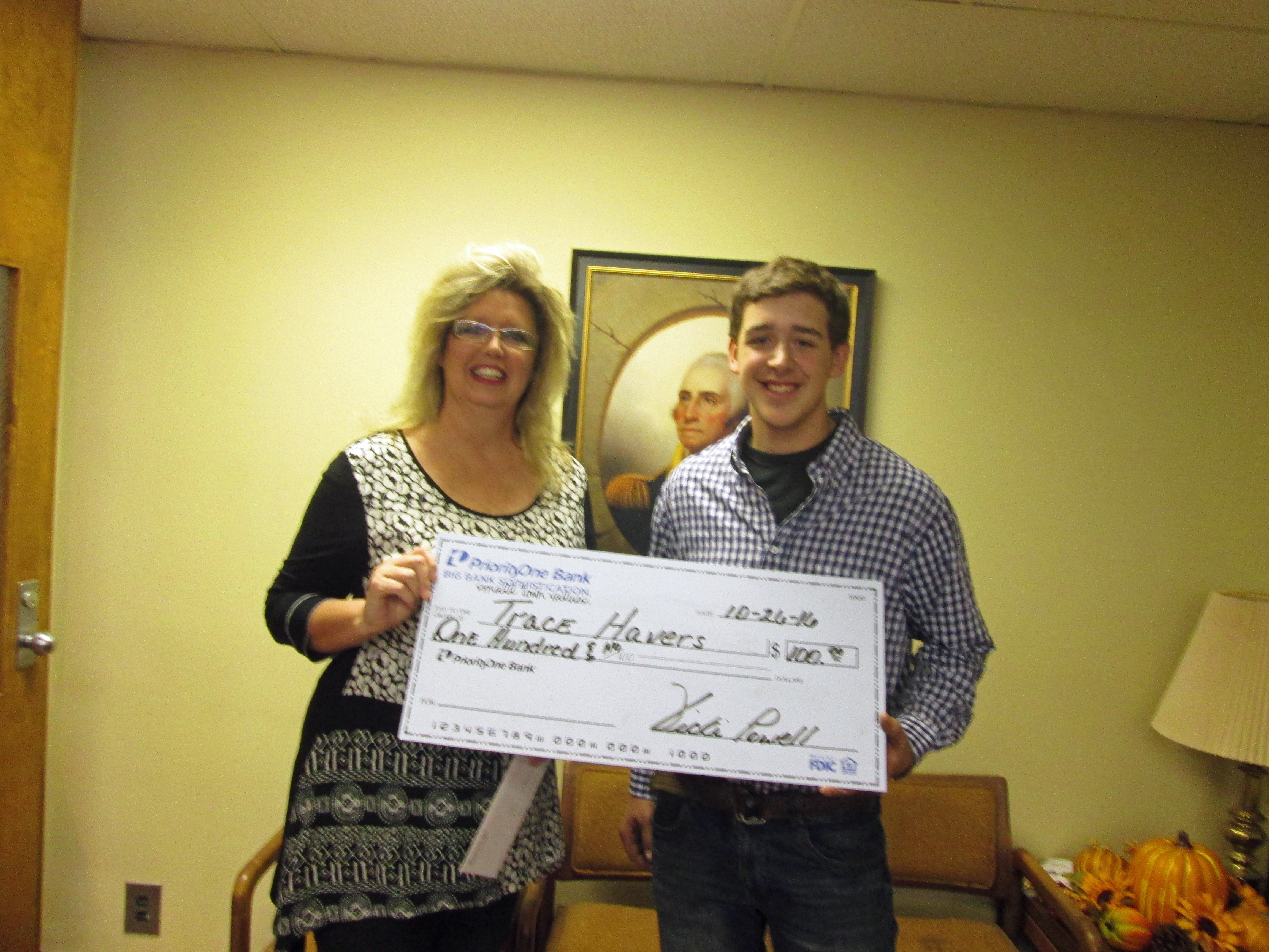 Trace Havers Overall Outstanding Student for Tech Center