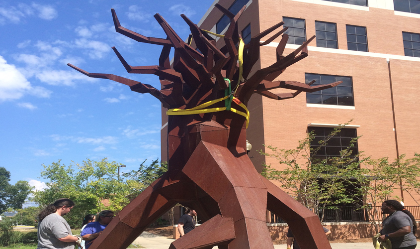 New Outdoor Sculptures Installed at Southern Miss