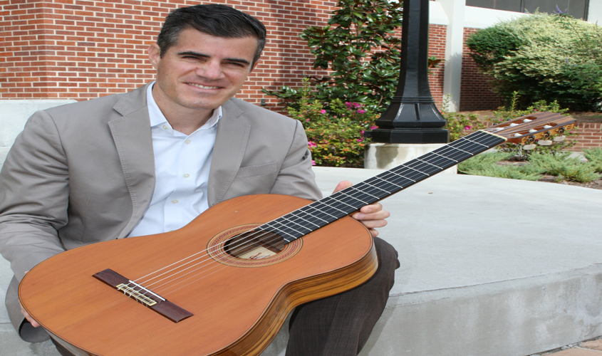 Giving the Gift of Music: Classical Guitar Donation being made to USM Nov. 4