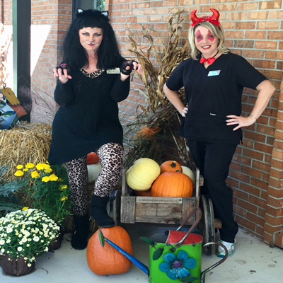 MS Care Center Staff Celebrate Halloween