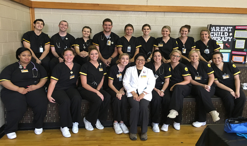 USM Nursing Students Participate in Project to Help Area Homeless