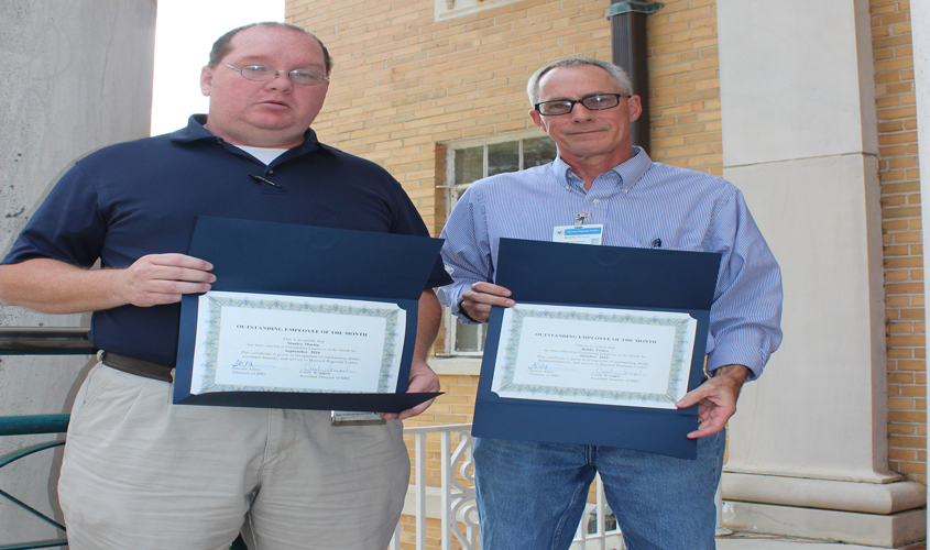 Employees of the Month for October Recognized at BRC