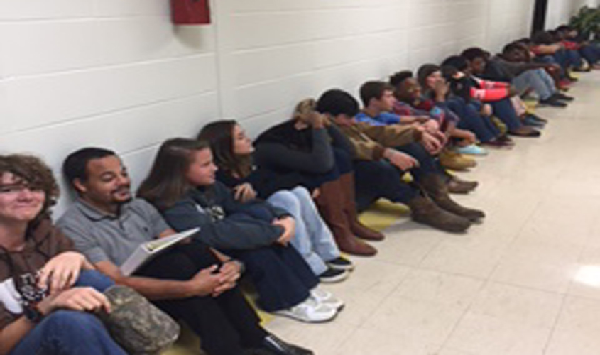 Mendenhall HS Participates in State Tornado Drill