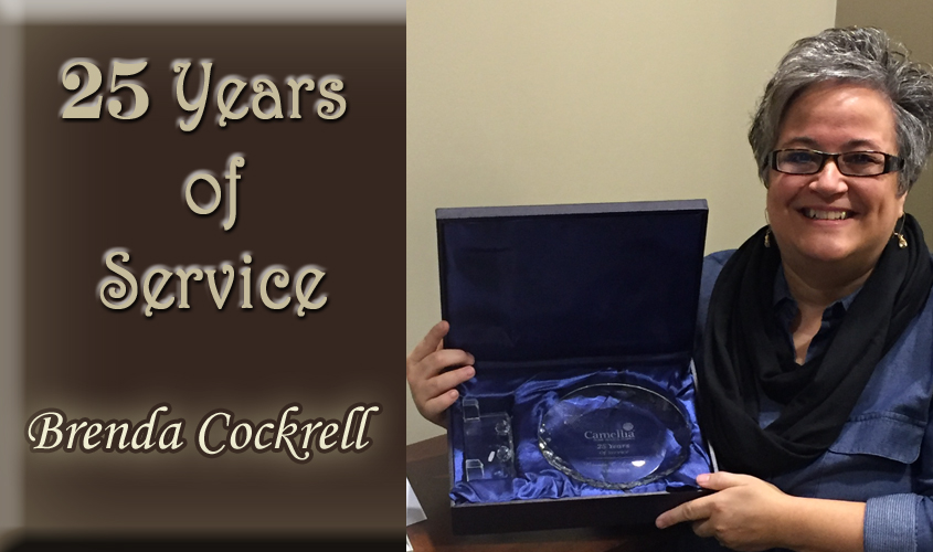 Cockrell Honored For 25 Years of Service