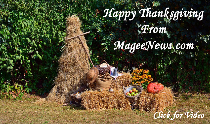 Happy Thanksgiving from all of us at MageeNews.com