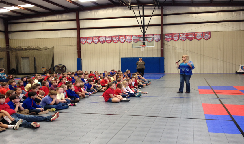 SCA Students Receive Helmets
