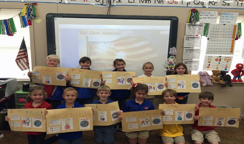 Mrs. Gary’s 1st Grade Class Voted
