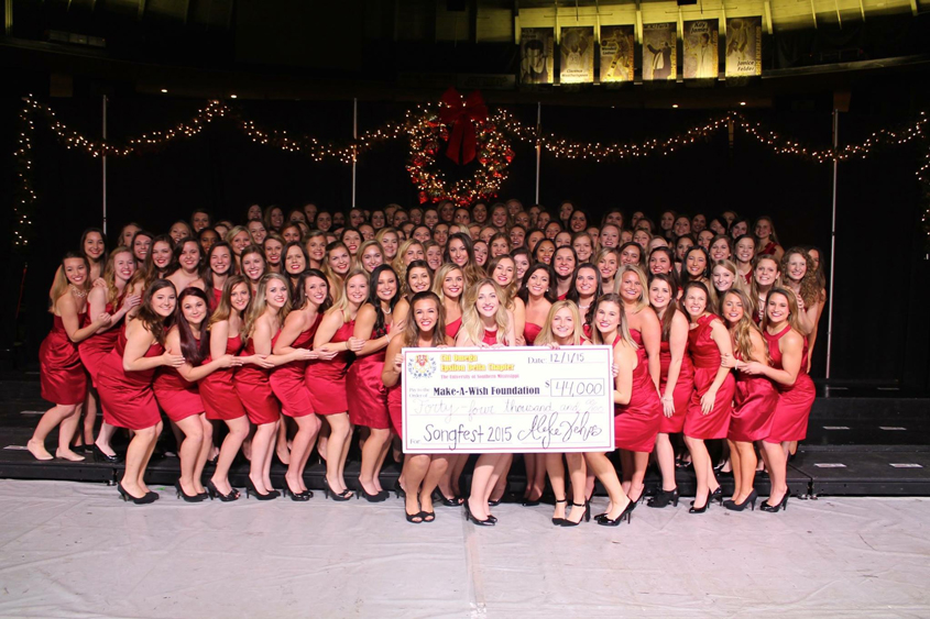 Chi Omega hosting 65th annual Songfest Dec. 4 on Hattiesburg Campus