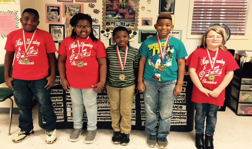 Magee Elementary Spelling Bee Winners