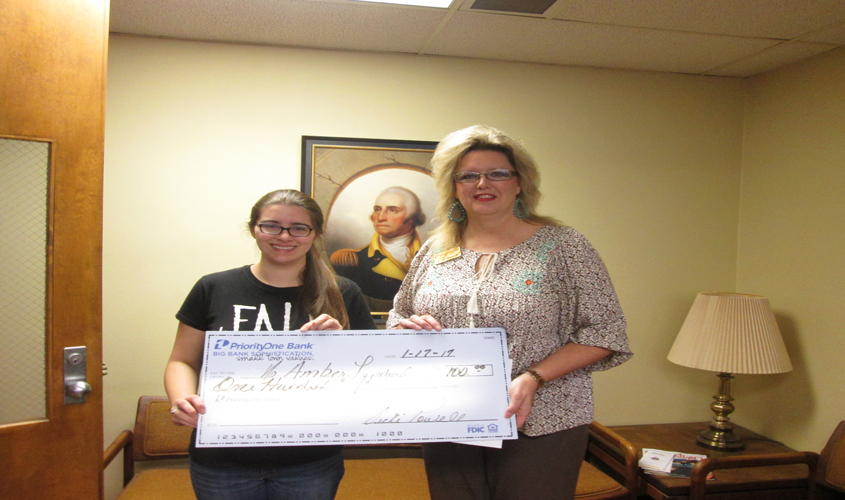 Amber Lynchard Outstanding Student 2nd Nine Weeks
