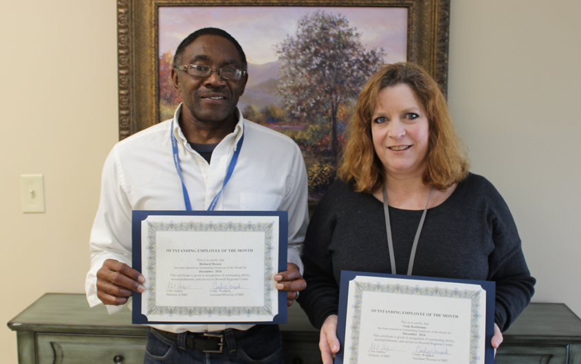 Boswell November Employees of the Month