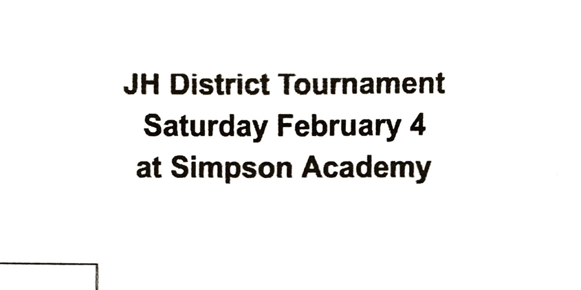 SCA Host Jr High District Basketball Tournament