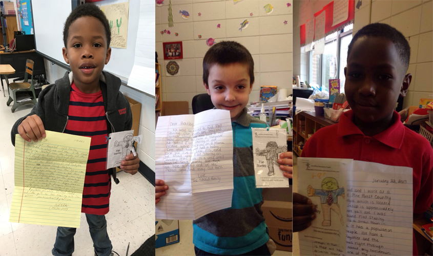 Flat Stanley’s Have Found Their Way Back to Magee Elementary