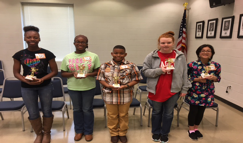 Simpson County School District Spelling Bee Winners