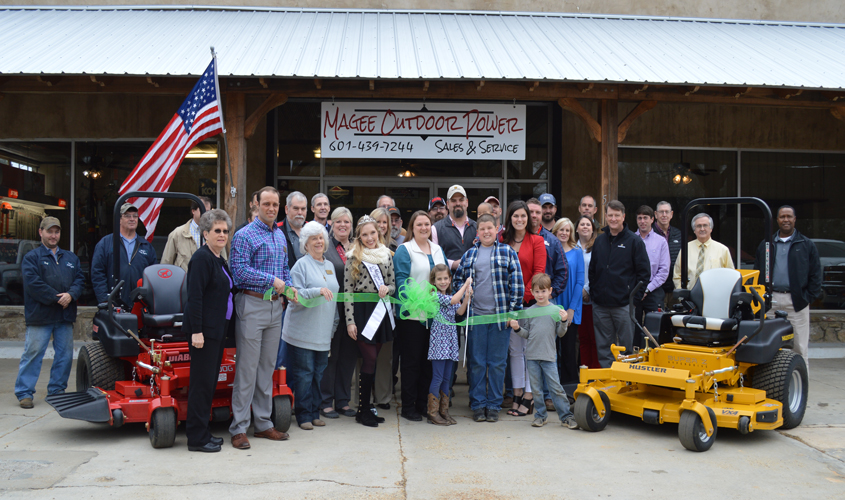 Magee Outdoor Power Ribbon Cutting