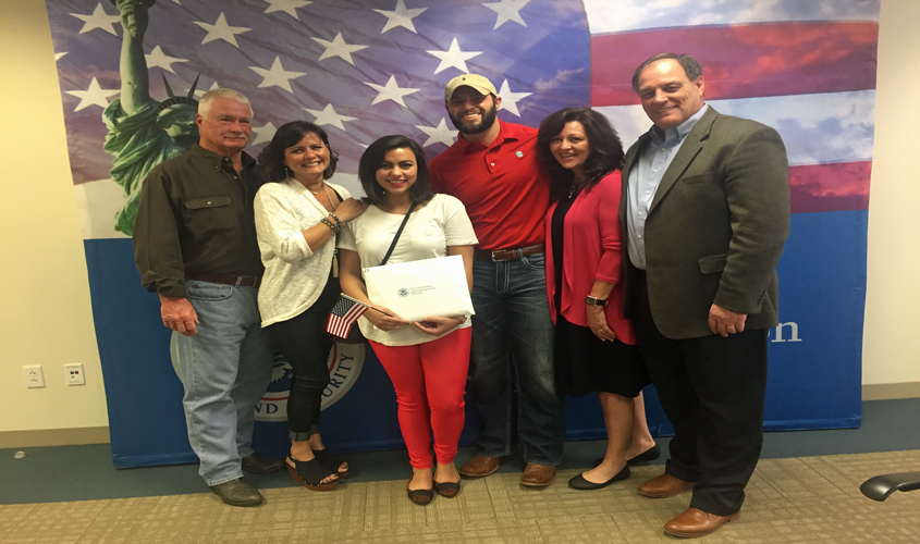 Kamilla Cowart Receives Her Citizenship