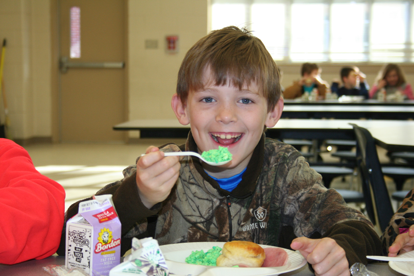 Jones Magee Likes Green Eggs & Ham!!!