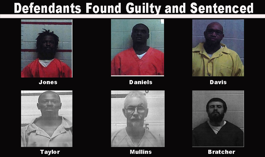 DISTRICT ATTORNEY MATT SULLIVAN ANNOUNCES NOTABLE DEFENDANTS DONALD MULLINS, SHAWN BRATCHER, AND OTHERS SENTENCED