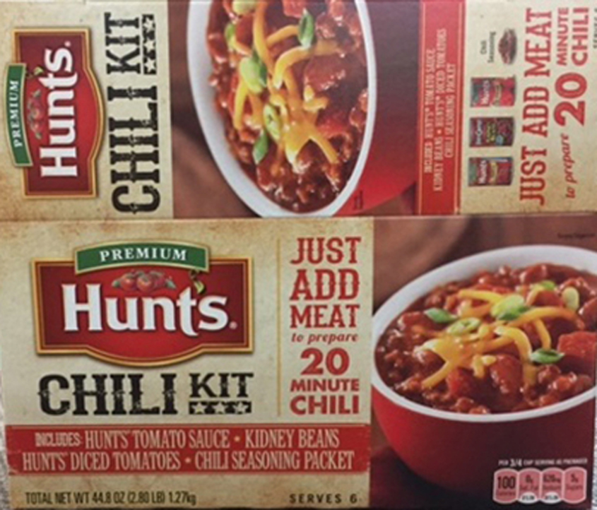 Hunt’s Chili Kits recalled nationwide for Salmonella risk