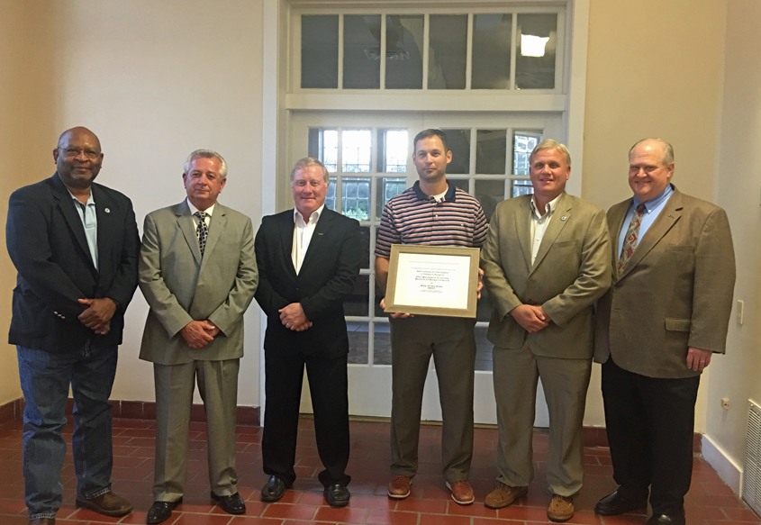 The Simpson County Board of Supervisors Receives Ally of the Year Award