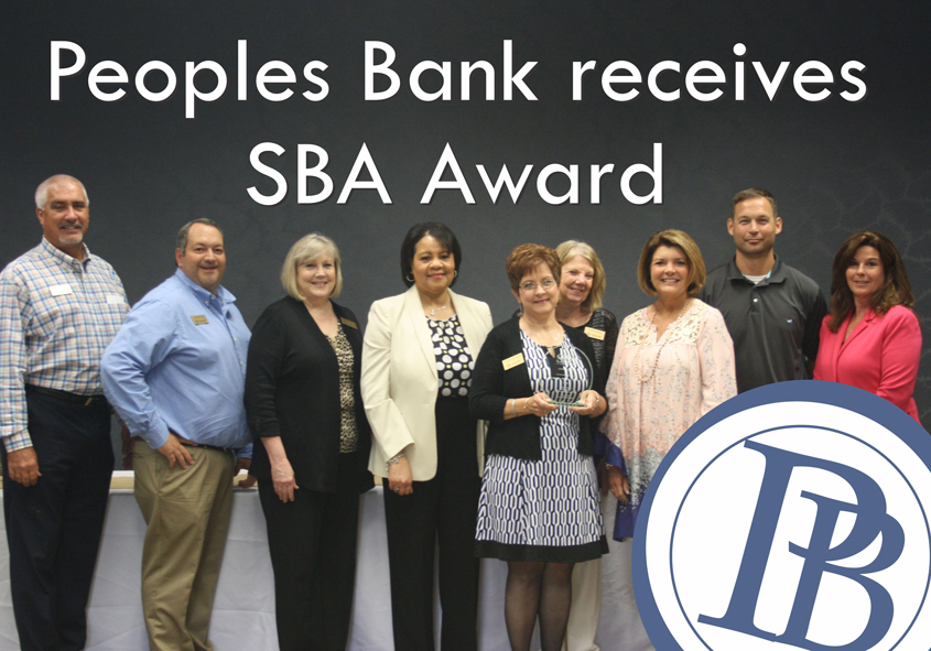 Peoples Bank Presented MS District Top Lender