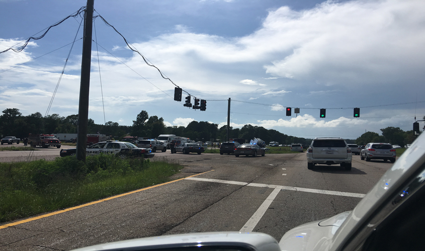 Wreck Hwy 49S Red Light Mt Olive