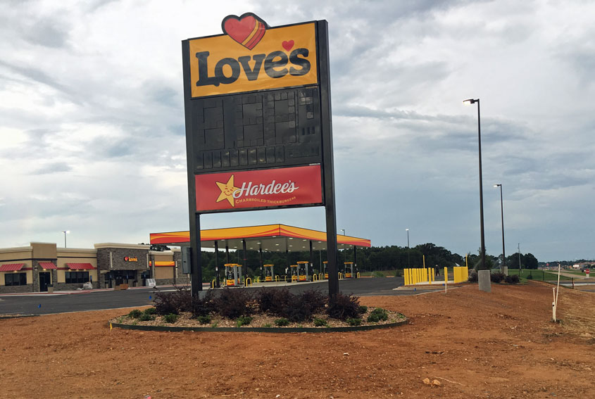 Loves, Magee Elementary, Sportsplex Sign Looking Good