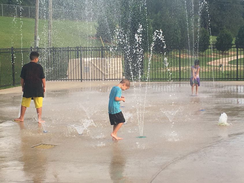 Splash Pad Fun!