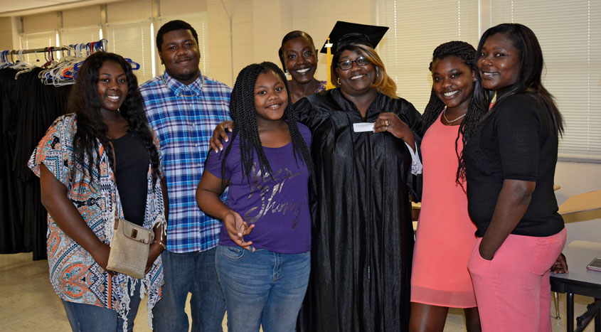 Annette Turner Earns High School Equivalency Diploma @ JCJC