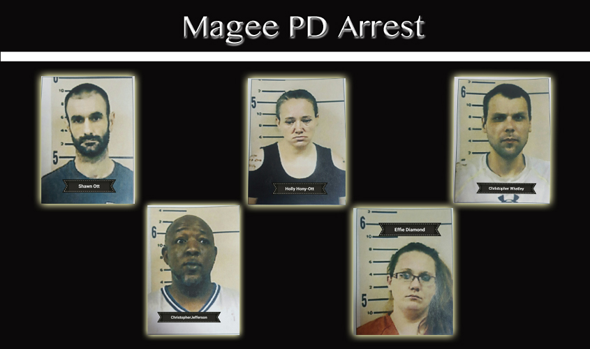 Warrant results in 5 Arrest