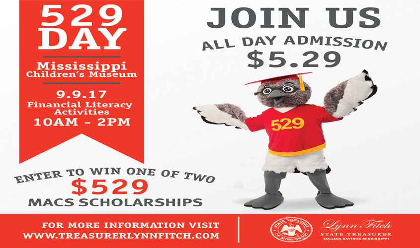 State Treasurer Lynn Fitch and Mississippi Children’s Museum Partner to Celebrate 529 Day