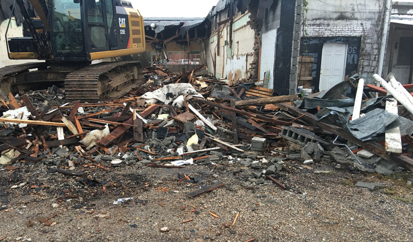 The Building on Main is Coming Down!