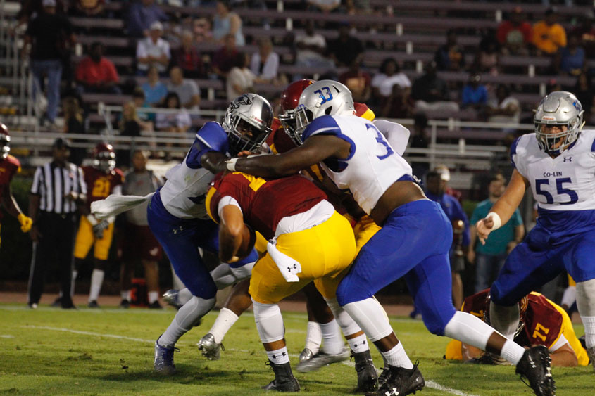 Co-Lin Unable to Overcome JCJC Rushing Attack in 35-10 loss