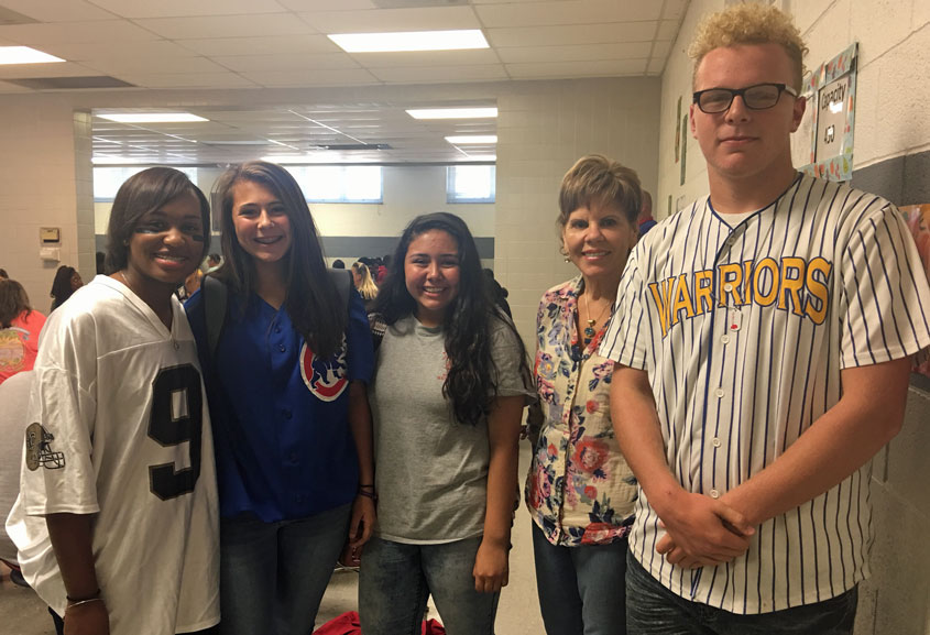 MHS Homecoming Week—Jersey Day